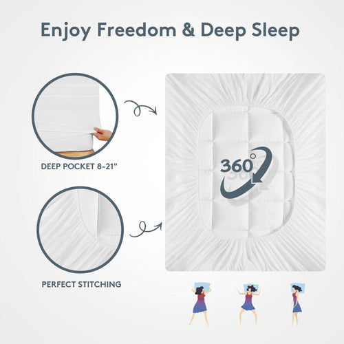 WestMonth™ - Premium 1000GSM Mattress Topper