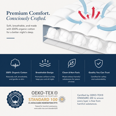 Premium 1000GSM Mattress Topper BFCMA