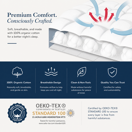 Premium 1000GSM Mattress Topper BFCMA