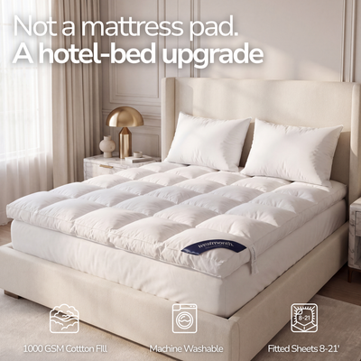 Premium 1000GSM Mattress Topper BFCMA
